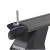 Menabo - Μπάρες Οροφής Αλουμινίου Omega Plus Black M 112 cm σε Μαύρο Χρώμα με Προστατευτικά Καπάκια Άκρων για Απλή Οροφή - 2 Τεμ. (16080/MB)