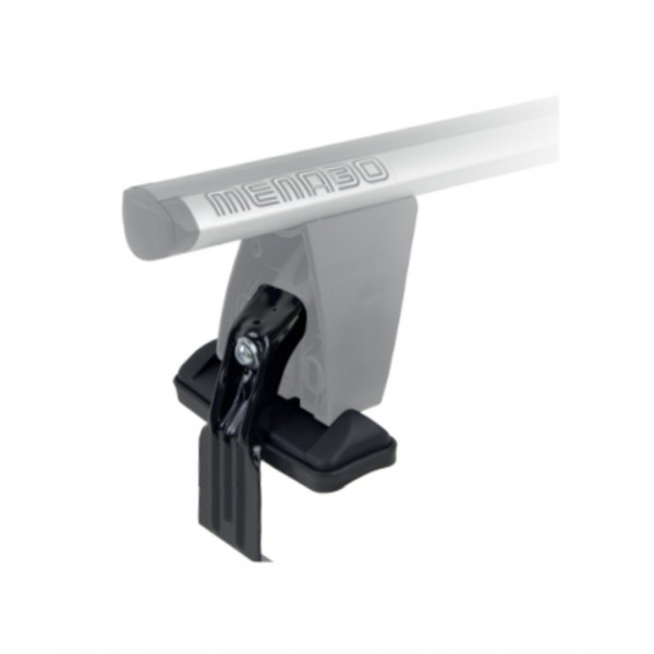 Menabo - Σετ Άκρα (Πόδια) Kit Type G για Μπάρες Οροφής Delta Black / Silver - 1 Σετ (16840/MB)