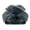 Menabo - Μπαγκαζιέρα Οροφής Mania 580 Duo Διπλό Άνοιγμα Black με Δαγκάνες Crab (Μαύρη / Γυαλιστερή 224,4x89x36,4cm) για Ασφαλή Μεταφορά Φορτίου - 1 Σετ (16910/MB)