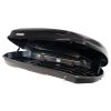 Menabo - Μπαγκαζιέρα Οροφής Satellite 600 Duo Black Crab με Δαγκάνες σε Μαύρο Γυαλιστερό Χρώμα από ABS Πλαστικό με Διαστάσεις 197,6x94,1x46,7 cm - 1 Τεμ. (16920/MB)