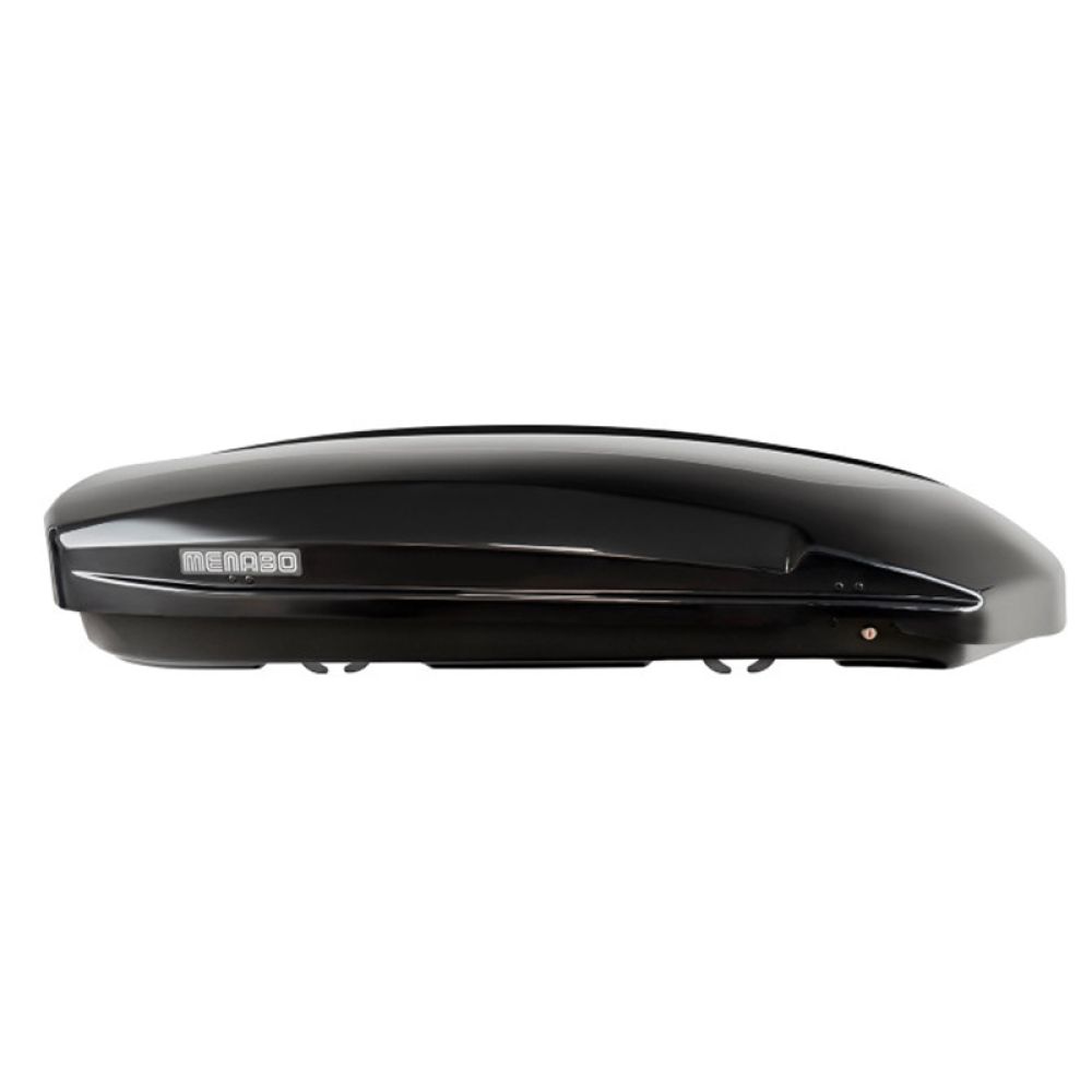 Menabo - Μπαγκαζιέρα Οροφής Satellite 550 Duo Black Crab με Δαγκάνες σε Μαύρο Γυαλιστερό Χρώμα από ABS Πλαστικό με Διαστάσεις 198x94x36 cm - 1 Τεμ. (16930/MB)