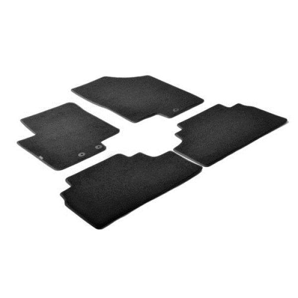 ΠΑΤΑΚΙΑ EXECUTIVE ΜΟΚΕΤΑ ΓΙΑ HYUNDAI ix20 11/2010-12/2020 / KIA VENGA 02/2010-11/2019 ΣΕ ΜΑΥΡΟ ΧΡΩΜΑ ΜΕ ΚΟΥΜΠΩΜΑΤΑ LAMPA - 4 ΤΕΜ.