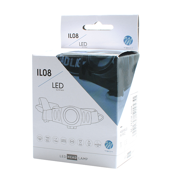 ΦΑΚΟΣ ΚΕΦΑΛΗΣ ΕΡΓΑΣΙΑΣ 150 lm 1 CREE LED ΛΕΥΚΟΥ ΦΩΤΙΣΜΟΥ ΚΑΙ ΜΕ 3 ΛΕΙΤΟΥΡΓΙΕΣ (50 x 40 x 75 mm) M-TECH ΦΑΚΟΣ ΚΕΦΑΛΗΣ ΕΡΓΑΣΙΑΣ 150 lm 1 CREE LED ΛΕΥΚΟΥ ΦΩΤΙΣΜΟΥ ΚΑΙ ΜΕ 3 ΛΕΙΤΟΥΡΓΙΕΣ (50 x 40 x 75 mm) M-TECH