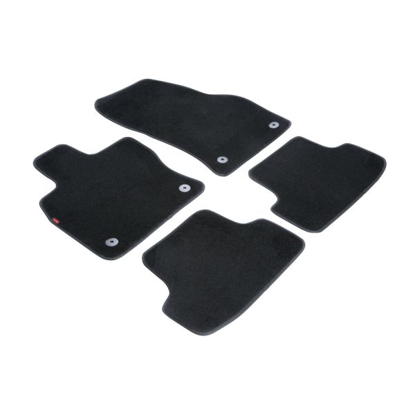 ΠΑΤΑΚΙΑ EXECUTIVE ΜΟΚΕΤΑ ΓΙΑ VW T-ROC 11/2017+ ΣΕ ΜΑΥΡΟ ΧΡΩΜΑ ΜΕ ΚΟΥΜΠΩΜΑΤΑ LAMPA - 4 ΤΕΜ.