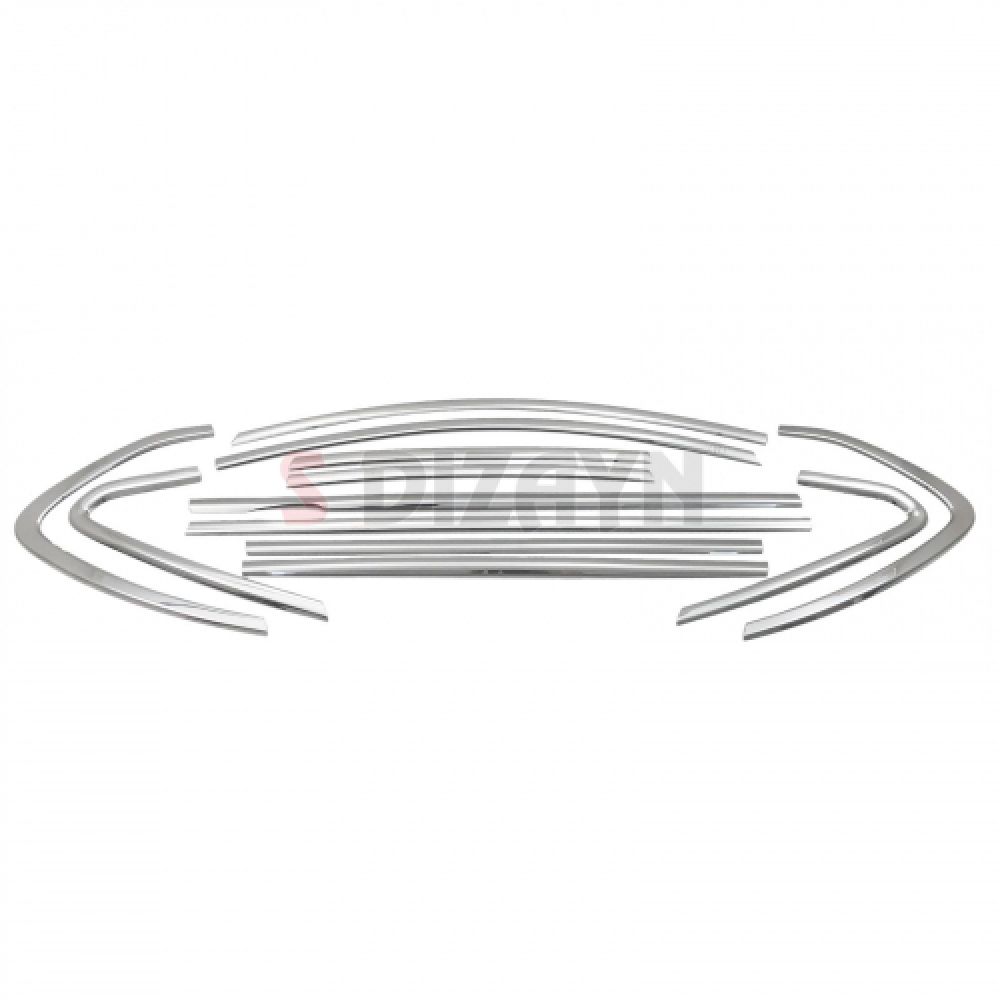 TRIM  ΠΑΡΑΘΥΡΩΝ ΑΥΤΟΚΟΛΛΗΤΑ ΧΡΩΜΙΟΥ 12ΤΕΜ. ΓΙΑ OPEL ASTRA J 4D 2012+