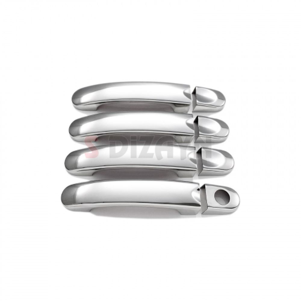 ΧΕΡΟΥΛΙΑ ΠΟΡΤΑΣ ΓΙΑ VW T5 CARAVELLE 2004+  ΧΡΩΜΙΟ ΜΕΤΑΛΛΙΚΑ 4ΤΕΜ.