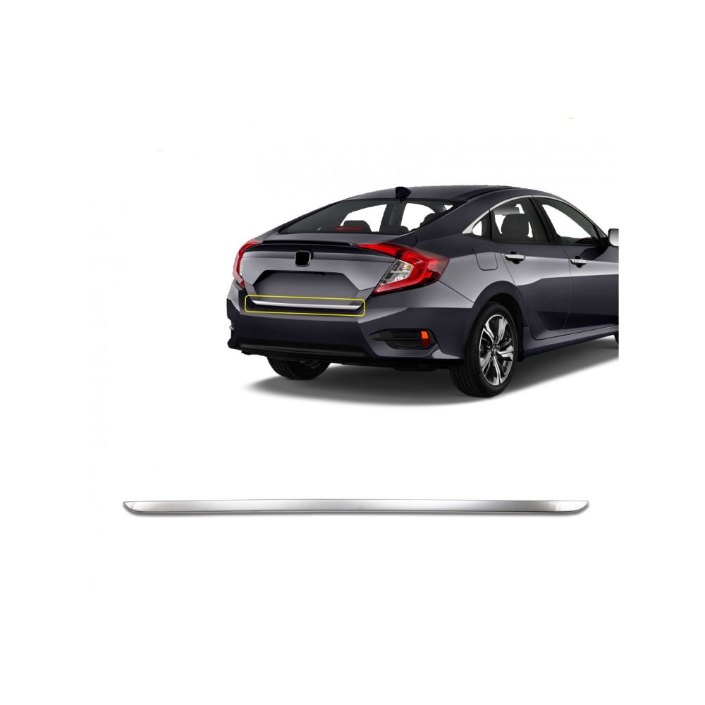 TRIM  ΠΟΡΤ ΠΑΓΚΑΖ S-DIZAYN ΓΙΑ HONDA CIVIC SD 2016+- 1 TEM.
