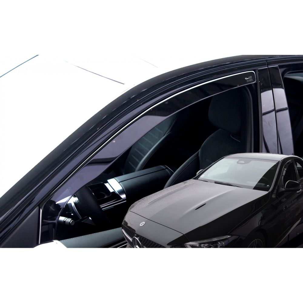 ΑΝΕΜΟΘΡΑΥΣΤΕΣ ΓΙΑ MERCEDES C-KLAS W206 4D 2021+ -  ΑΥΤΟΚΙΝΗΤΟΥ ΑΠΟ ΕΥΚΑΜΠΤΟ ΦΙΜΕ ΠΛΑΣΤΙΚΟ HEKO - 2 ΤΕΜ.