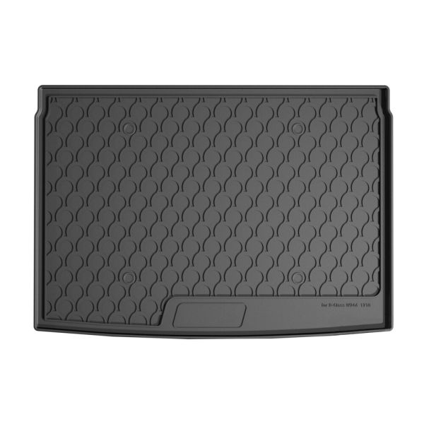 ΠΑΤΑΚΙ ΣΚΑΦΗ ΠΟΡΤ ΜΠΑΓΚΑΖ ΓΙΑ MERCEDES B CLASS W246 2011-2019 (ΚΑΤΩ ΕΠΙΠΕΔΟ) SUMISURA TRUNK MAT ΑΠΟ ΑΟΣΜΟ, ΜΗ ΤΟΞΙΚΟ, ΟΙΚΟΛΟΓΙΚΟ ΚΑΙ ΑΝΑΚΥΚΛΩΣΙΜΟ ΣΥΝΘΕΤΙΚΟ ΛΑΣΤΙΧΟ ΣΕ ΜΑΥΡΟ ΧΡΩΜΑ ΜΕ ΥΠΟΔΟΧΗ ΓΙΑ ΠΡΟΕΚΤΑΣΗ L2519.8 - L2519.9 LAMPA - 1 ΤΕΜ.