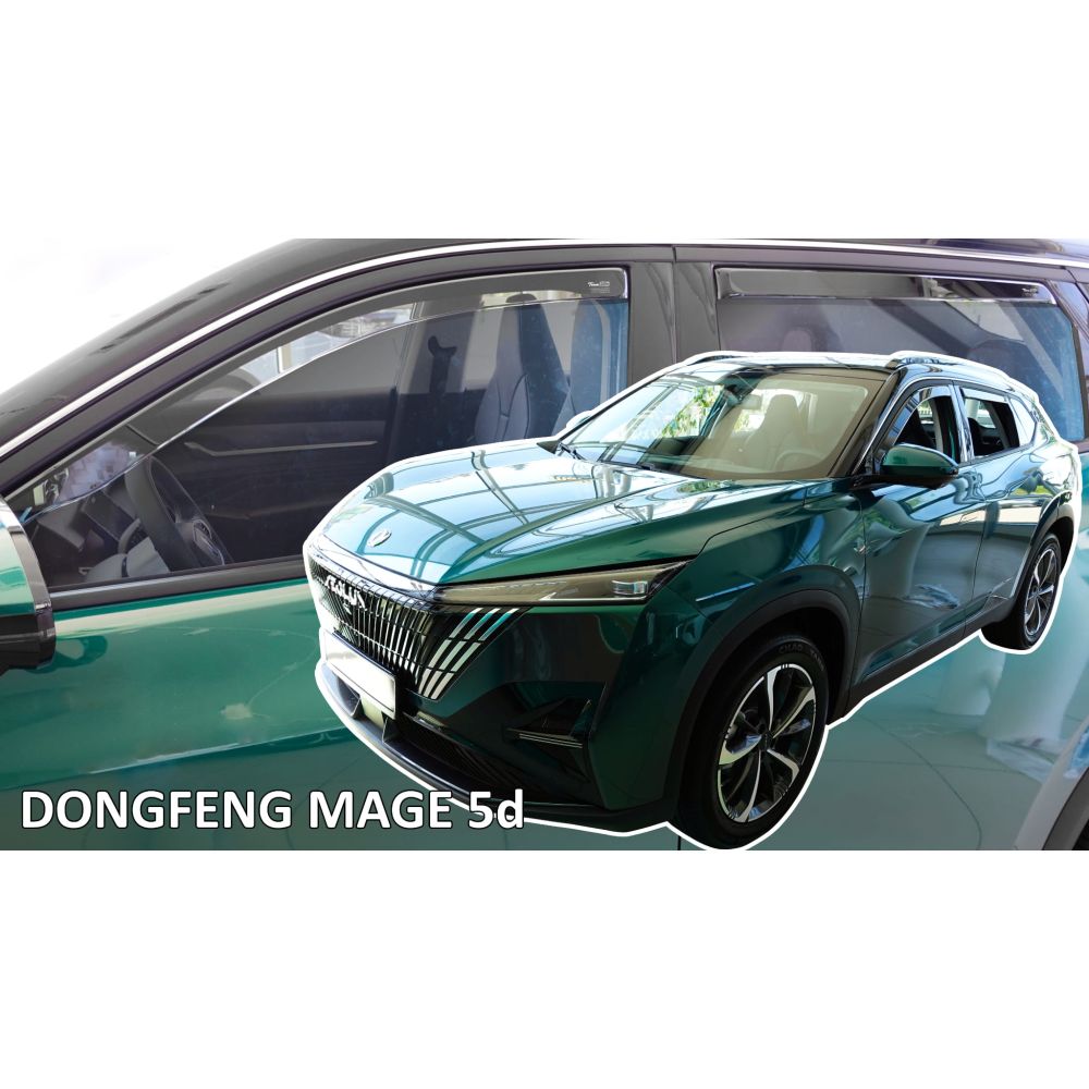 Heko - Ανεμοθραύστες Παραθύρων Για Dongfeng Mage 2025 > 5πορτο υλικό Acrylic Χρώμα Φιμέ - 4 τεμ. (ΑΝΕΜ.SET29130)