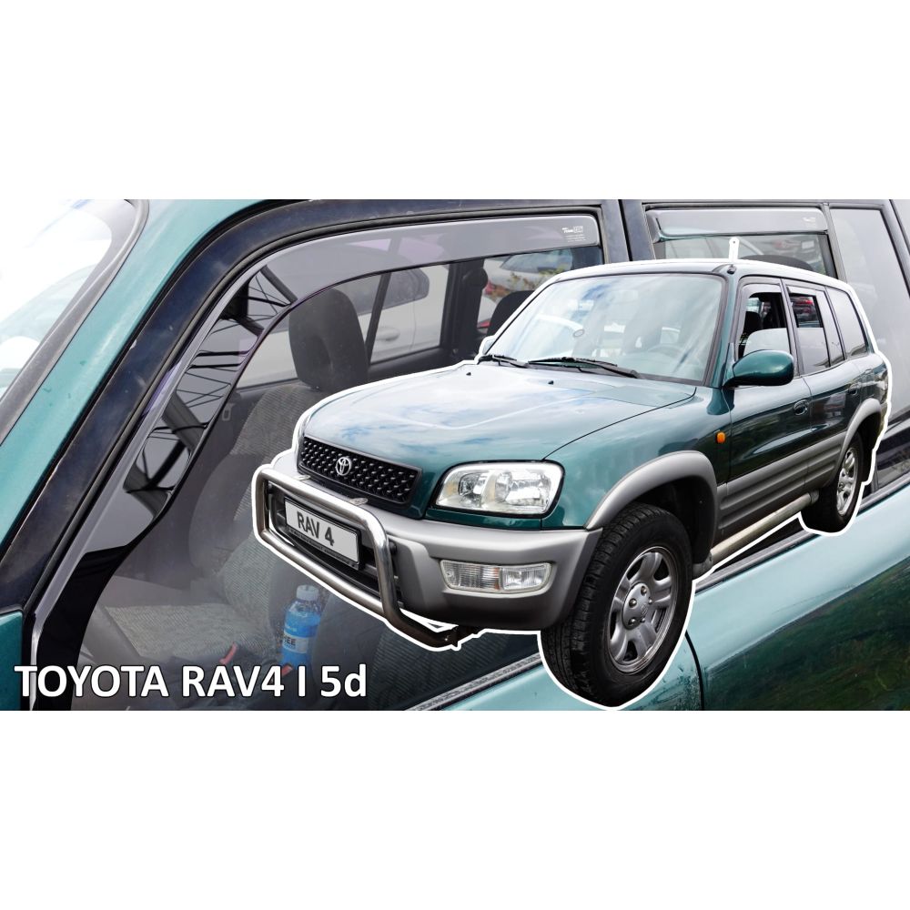 Heko - Ανεμοθραύστες Παραθύρων Για Toyota RAV4 (XA10) I 1994 > 2000 5πορτο υλικό Acrylic Χρώμα Φιμέ - 4 τεμ. (ΑΝΕΜ.SET29694)