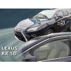 ΑΝΕΜΟΘΡΑΥΣΤΕΣ ΓΙΑ LEXUS RX 5D 2016+   ΖΕΥΓΑΡΙ ΑΥΤΟΚΙΝΗΤΟΥ ΑΠΟ ΕΥΚΑΜΠΤΟ ΦΙΜΕ ΠΛΑΣΤΙΚΟ HEKO - 2 ΤΕΜ.
