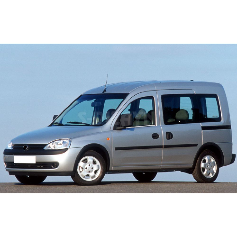 TRIM ΠΑΡΑΘΥΡΩΝ 2ΤΕΜ ΑΝΟΞ.ΑΤΣΑΛΙ ΧΡΩΜΙΟ ΓΙΑ OPEL COMBO C MINI VAN 2001-2011