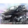 ΑΝΕΜΟΘΡΑΥΣΤΕΣ ΓΙΑ VW GOLF SPORTSVAN 5D 2014-2020 ΖΕΥΓΑΡΙ ΑΥΤΟΚΙΝΗΤΟΥ ΑΠΟ ΕΥΚΑΜΠΤΟ ΦΙΜΕ ΠΛΑΣΤΙΚΟ HEKO - 2 ΤΕΜ.