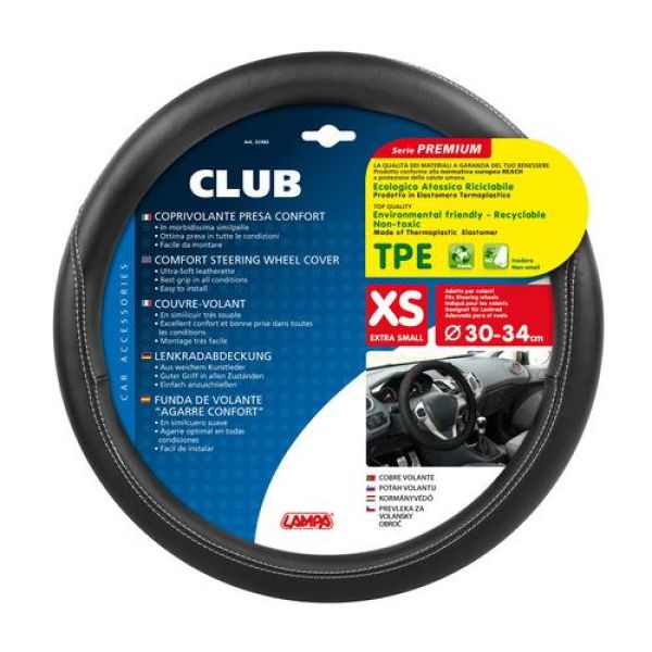 Lampa Κάλυμμα Τιμονιού Αυτοκινήτου SPA 37-39εκ. Άοσμο Αεριζόμενες αγωνιστικές λαβές Ultra soft Skeentex Κόκκινο 1-τεμ. (L3298.2)