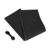 Lampa Κάλυμμα Τιμονιού Αυτοκινήτου Premium Leather Δετό 37-39εκ. Άοσμο Διάτρητο Γνήσιο Δέρμα Μαύρο 1-τεμ. (L3299.4)