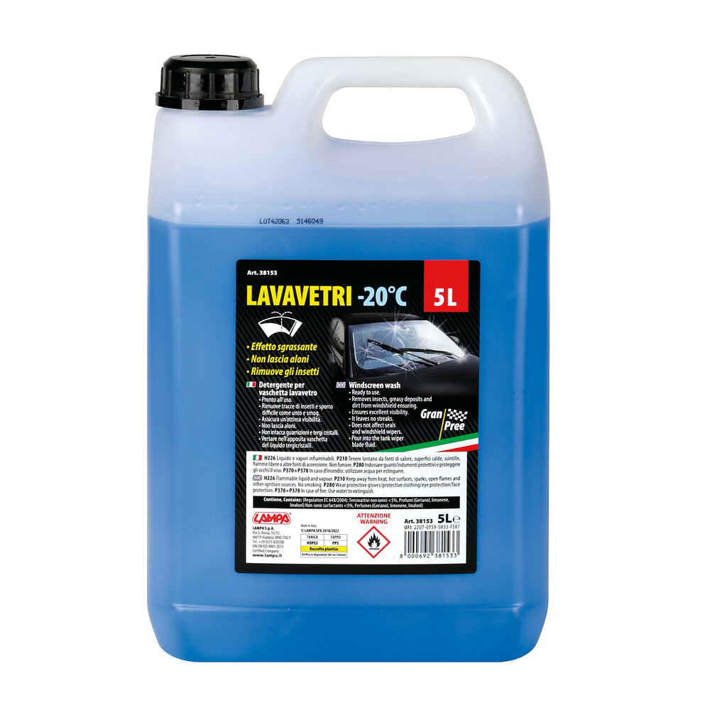 ΥΓΡΟ ΥΑΛΟΚΑΘΑΡΙΣΤΗΡΩΝ GRAN-PREE -20°C 5000 ml LAMPA - 1 TEM.
