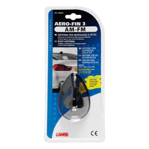 ΚΕΡΑΙΑ ΚΑΡΧΑΡΙΑΣ AERO-FIN 3 ΜΑΥΡΗ AM/FM 66x97x70mm ΚΕΡΑΙΑ ΚΑΡΧΑΡΙΑΣ AERO-FIN 3 ΜΑΥΡΗ AM/FM 66x97x70mm