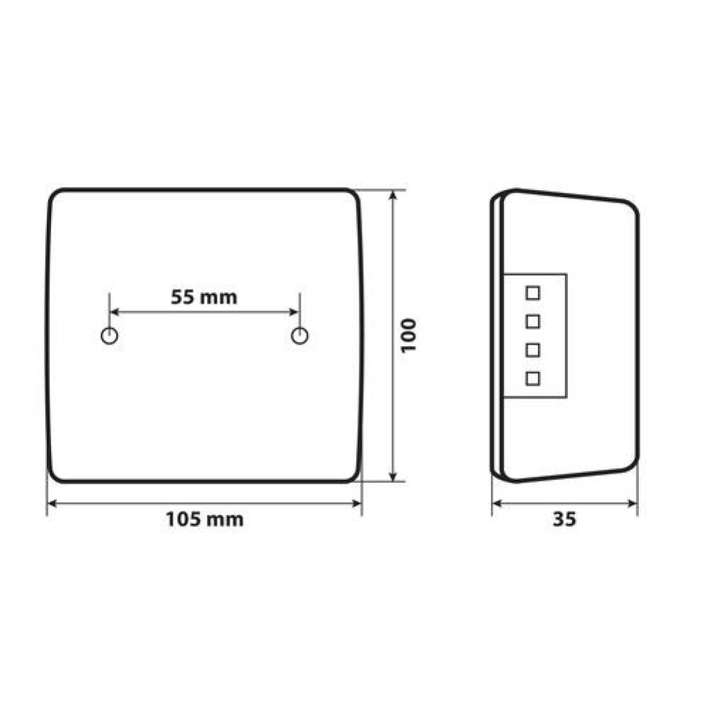 ΔΕΞΙ ΠΙΣΩ ΦΑΝΑΡΙ 12/24V C-LED LOOK (25 LED) - 1ΤΕΜ.