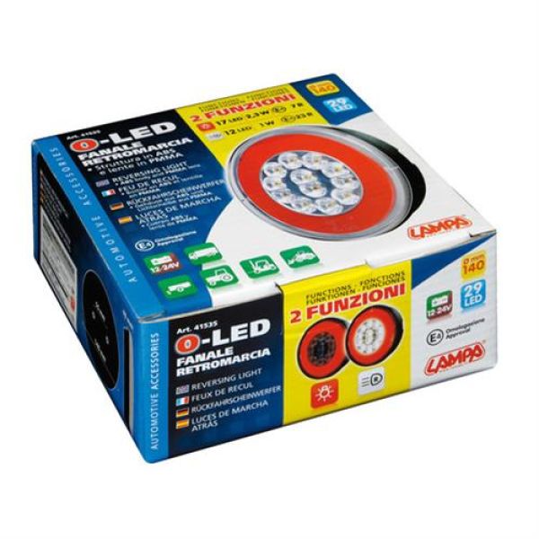 ΦΩΣ ΦΟΡΤΗΓΟΥ ΠΙΣΩ 12/24V O-LED 29LED 2ΧΡΗΣΕΩΝ ΣΤΡΟΓΓΥΛΟ 140mm 1ΤΕΜ.