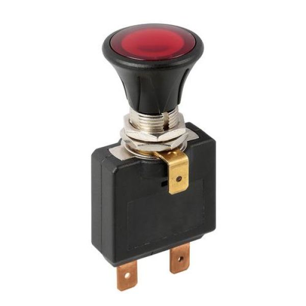 ΠΡΟΣΦΟΡΑ ΔΙΑΚΟΠΤΗΣ PUSH-PULL 14,2mm 12/24V 50A ΜΕ ΚΟΚΚΙΝΟ LED