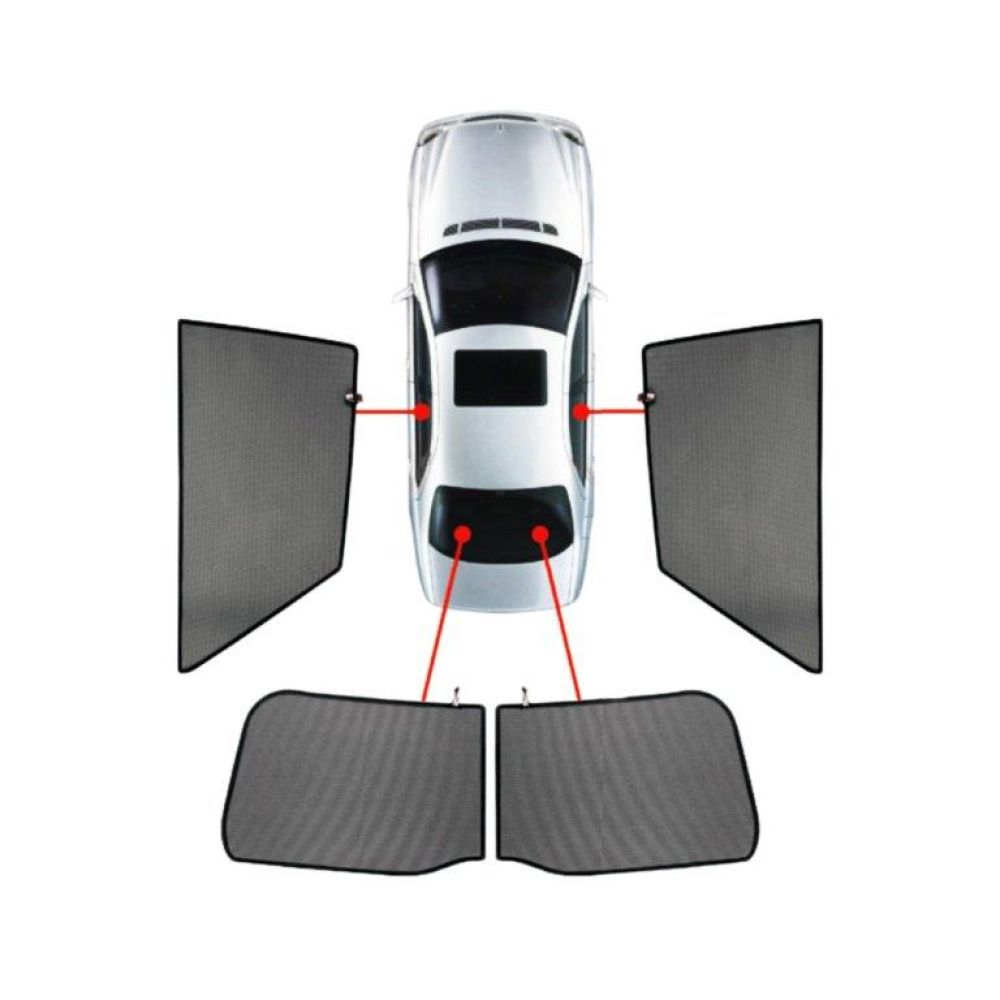 CarShades - ΚΟΥΡΤΙΝΑΚΙΑ  CAR SHADES ΓΙΑ PEUGEOT 107 5D 05-14 - 4 ΤΕΜ. (PVC.PEU-107-5-A)
