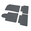 Cik - ΠΑΤΑΚΙΑ ΑΥΤΟΚΙΝΗΤΟΥ ΑΠΟ ΛΑΣΤΙΧΟ ΓΙΑ PEUGEOT 508 2011-2018 ΣΕ ΜΑΥΡΟ ΧΡΩΜΑ ΜΕ ΚΟΥΜΠΩΜΑΤΑ - 4 ΤΕΜ. (RM.PE.0016/CK)