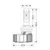 Lampa - LED Kit τύπου H8/H9/H11/H16 τάσης 9>32V φωτεινότητα 4500lm απόδοση 50W τύπος βάσης PGJ19-X Halo Serie 4 Fit-Master ZES Chips για ισχυρό και ομοιόμορφο φως εύκολη εγκατάσταση και αξιόπιστη απόδοση σε όλες τις συνθήκες οδήγησης – 2 τεμ. (L5780.0)