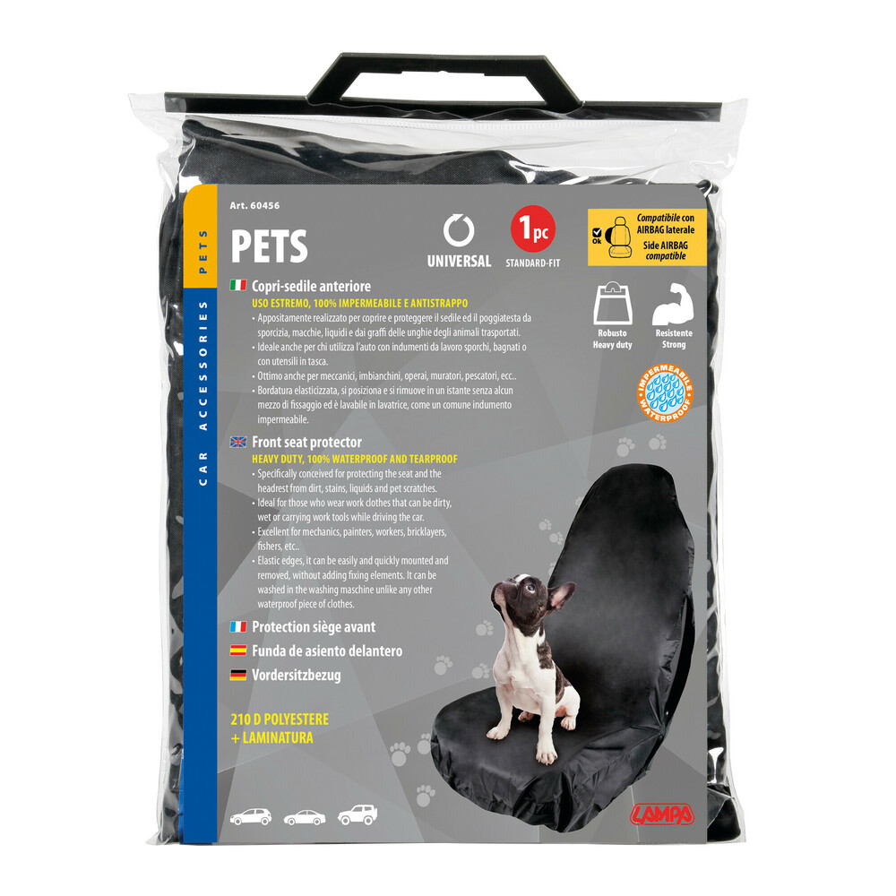 ΚΑΛΥΜΜΑ ΚΑΘΙΣΜΑΤΟΣ PETS ΦΟΡΕΤΟ ΑΔΙΑΒΡΟΧΟ ΜΑΥΡΟ 1ΤΕΜ.