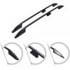 ΜΠΑΡΕΣ ΟΡΟΦΗΣ ΓΙΑ MERCEDES CITAN ELEGANCE W415 2013+ ΚΟΝΤΟ / RENAULT KANGOO 2008-2021 ΠΑΡΑΛΛΗΛΕΣ ΑΛΟΥΜΙΝΙΟΥ ΜΑΥΡΕΣ