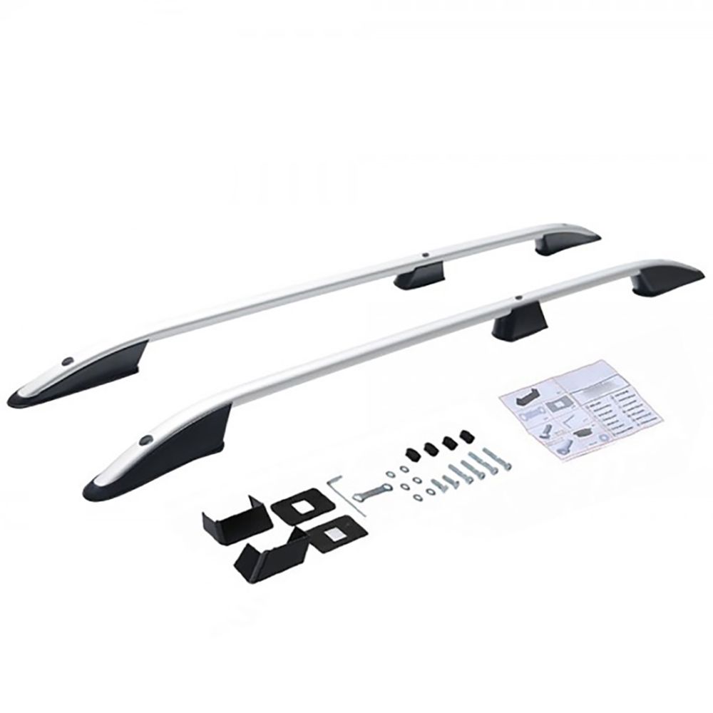 ΜΠΑΡΕΣ ΟΡΟΦΗΣ ΓΙΑ MERCEDES CITAN ELEGANCE W415 2013+ ΜΑΚΡΥ / RENAULT KANGOO 2008-2021 ΠΑΡΑΛΛΗΛΕΣ ΑΛΟΥΜΙΝΙΟΥ L2 ΑΣΗΜΙ