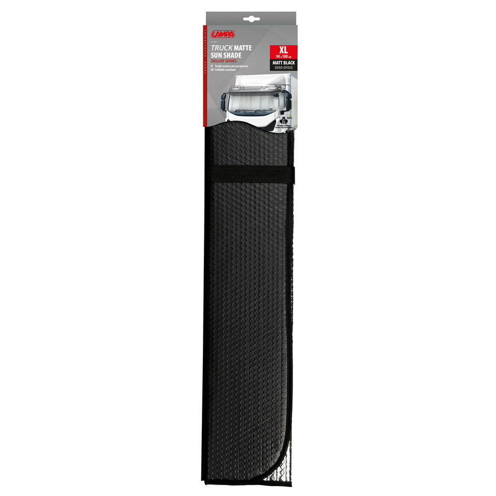 ΗΛΙΟΠΡΟΣΤΑΣΙΑ ΕΣΩΤΕΡΙΚΗ ΠΑΡΜΠΡΙΖ TRUCK DELUXE SERIES XL (ΜΑΥΡΗ/ΜΑΤ 90 Χ 180 cm)