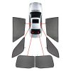 CarShades - ΚΟΥΡΤΙΝΑΚΙΑ  CAR SHADES ΓΙΑ NISSAN NOTE E12 5D 2012+ - 6 ΤΕΜ. (PVC.NIS-NOTE-5-B)