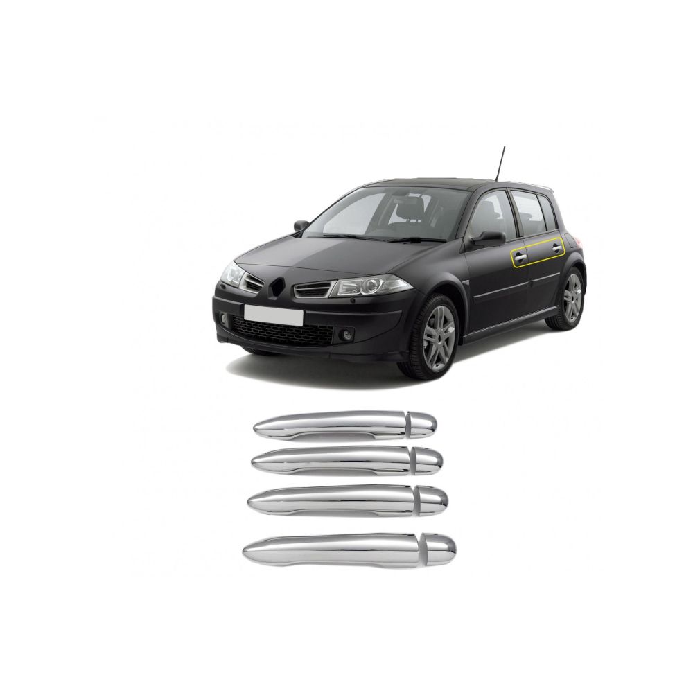 ΧΕΡΟΥΛΙΑ ΠΟΡΤΑΣ ΓΙΑ RENAULT GRAND SCENIC 3 2010+  ΧΡΩΜΙΟ ΜΕΤΑΛΛΙΚΑ 4ΤΕΜ.