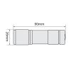 Φακός TOURING 9LED 1200MCD 90x26mm