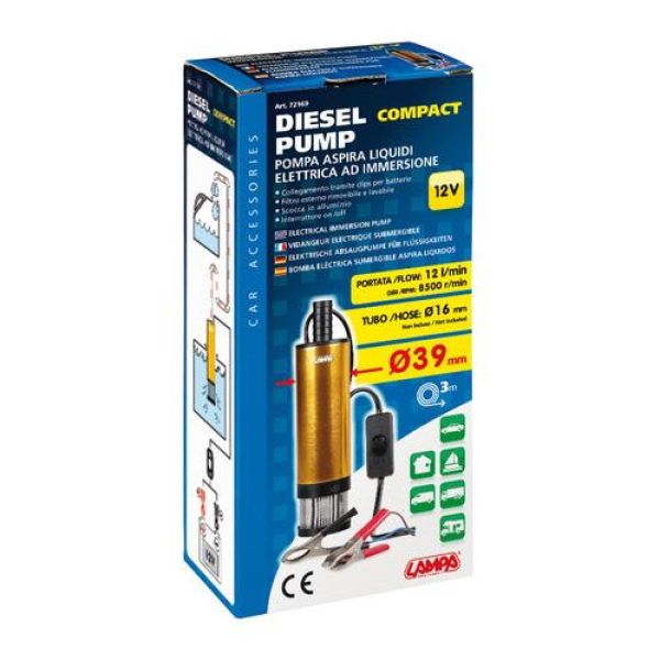 ΑΝΤΛΙΑ ΑΝΑΡΟΦΗΣΗΣ DIESEL ΗΛΕΚΤΡΙΚΗ 12V 12Lt/min