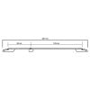 ΜΠΑΡΕΣ ΟΡΟΦΗΣ ΓΙΑ VW T5 TRANSPORTER 2003-2015 /T6 2015+ ΠΑΡΑΛΛΗΛΕΣ ΑΛΟΥΜΙΝΙΟΥ L1 ΑΣΗΜΙ