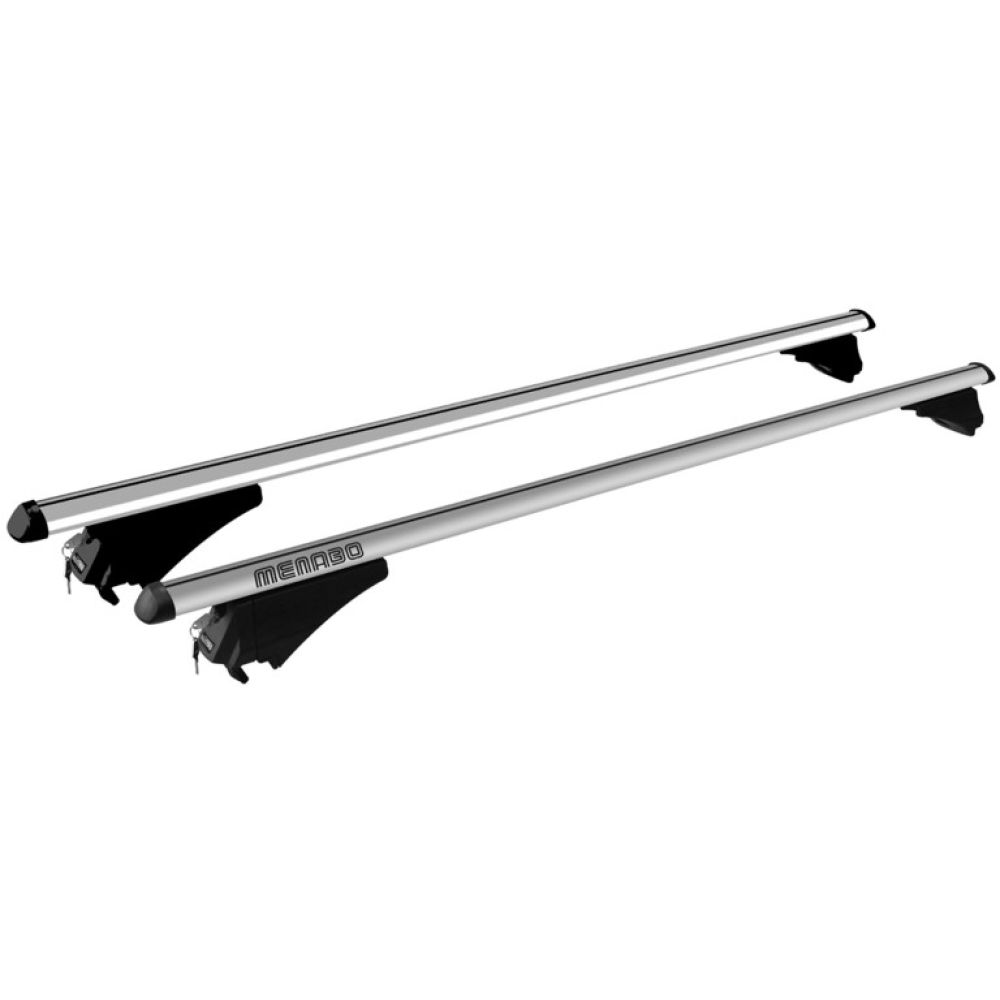 MENABO ΜΠΑΡΕΣ ΟΡΟΦΗΣ ΑΛΟΥΜΙΝΙΟΥ TIGER XL SILVER 131.5 cm ΣΕ ΑΣΗΜΙ ΧΡΩΜΑ ΓΙΑ Nissan Qashqai / Dualis J11 5 doors 2014>2017 ΜΕ FLUSH ή RAISED RAILS - 2 ΤΕΜ. (8500/ΜΒ)