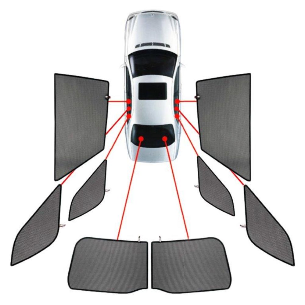 CarShades - ΚΟΥΡΤΙΝΑΚΙΑ  CAR SHADES ΓΙΑ BMW X4 F26 5D 2014+ - 8 ΤΕΜ. (PVC.BMW-X4-5-A)