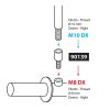 ΑΝΤΑΠΤΟΡΑΣ ΓΙΑ ΚΑΘΡΕΠΤΗ ΜΗΧΑΝΗΣ M10DX-M8DX -1ΤΕΜ