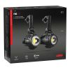Lampa - Προβολείς Ομίχλης Moto FOG-X1 12V 20W 2123lm 6000-6500K Φ76mm 4 LED Αδιάβροχοι IP68 με Καλωδίωση και Βάσεις Φ24-26mm - Σετ 2 Τεμ. (9158.1-LM)