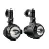 Lampa - Προβολείς Ομίχλης Moto FOG-X2 12V 30W 2100lm 6000-6500K Φ71mm 1 LED Αδιάβροχοι IP68 με Καλωδίωση και Βάσεις Φ38-39mm - Σετ 2 Τεμ. (9158.2-LM)