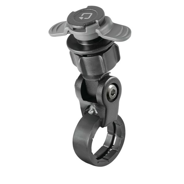 Βάση Στήριξης Κινητού Clamp της σειράς Titan Optiline για Τιμόνι Μηχανής ή Ποδηλάτου με διάμετρο από 14 mm έως 34 mm και σύστημα Duolock, συμβατή με Θήκες ή Αντάπτορες Κινητού Optiline