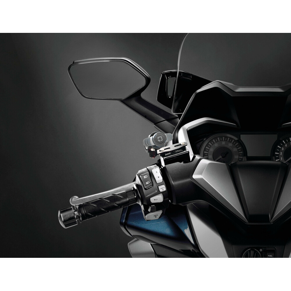 Βιδωτή Βάση Στήριξης Κινητού Brake της σειράς Titan Optiline για το Δοχείο Υγρών Φρένου στο Τιμόνι Μηχανής με απόσταση από κέντρο βίδας σε κέντρο βίδας από 12,5 mm έως 75 mm και σύστημα Duolock, συμβατή με Θήκες ή Αντάπτορες Κινητού Optiline