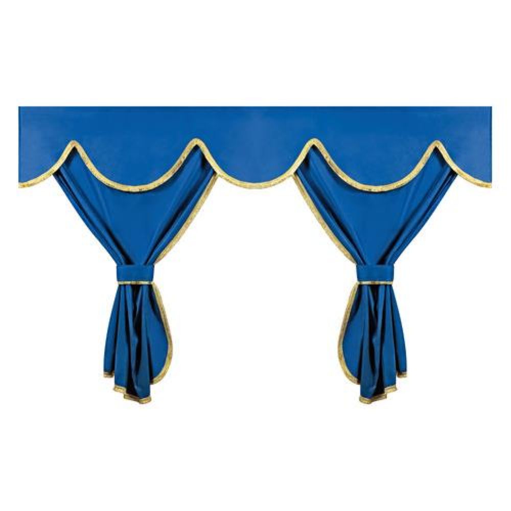 ΣΕΤ ΚΟΥΡΤΙΝΕΣ ΝΤΑΛΙΚΑΣ PRIVILEGE STANDARD ΜΠΛΕ 8ΤΕΜ.