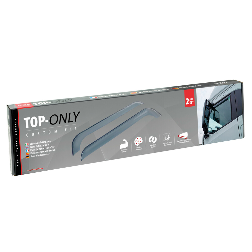 ΑΝΕΜΟΘΡΑΥΣΤΕΣ ΕΥΚΑΜΠΤΟΙ ΦΙΜΕ ΓΙΑ IVECO S-WAY 10/2019+   LAMPA