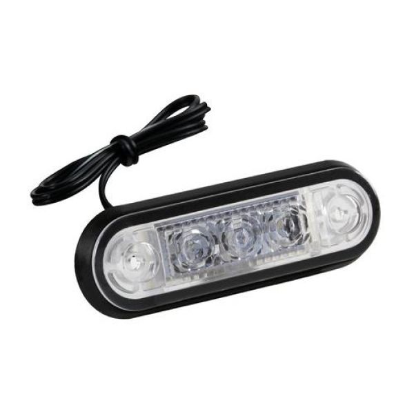 ΦΩΣ ΟΓΚΟΥ ΦΟΡΤΗΓΟΥ 24V 3LED 80x22mm ΜΠΛΕ 1ΤΕΜ