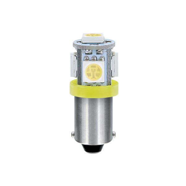 T4W BA9s 24/28V 5SMDx1CHIP LED 30lm ΠΟΡΤΟΚΑΛΙ ΚΟΥΤΙ LAMPA - 20 ΤΕΜ.