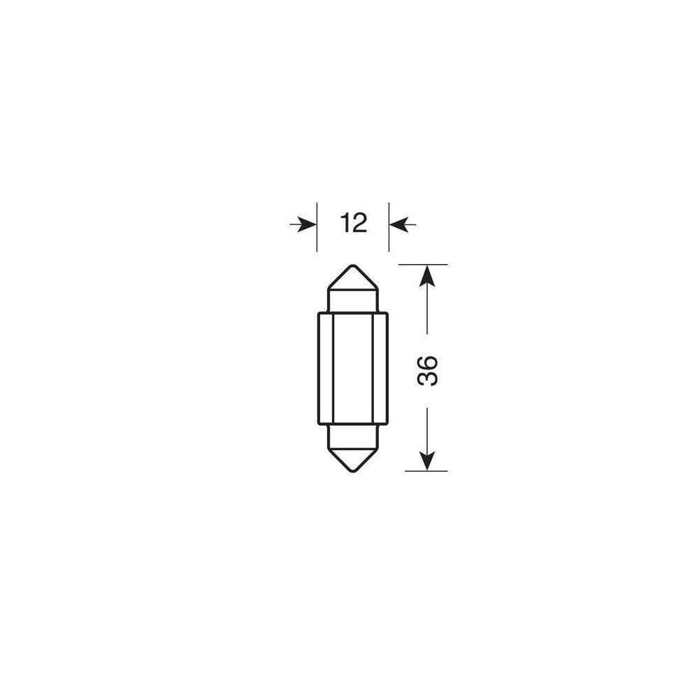 ΛΑΜΠΑΚΙΑ ΠΛΑΦΟΝΙΕΡΑΣ 9>32V SV8,5-8 2SMDx1CHIP LED 120lm CAN-BUS ΔΙΑΘΛΑΣΗΣ ΛΕΥΚΟ ΚΟΥΤΙ LAMPA - 20 ΤΕΜ.