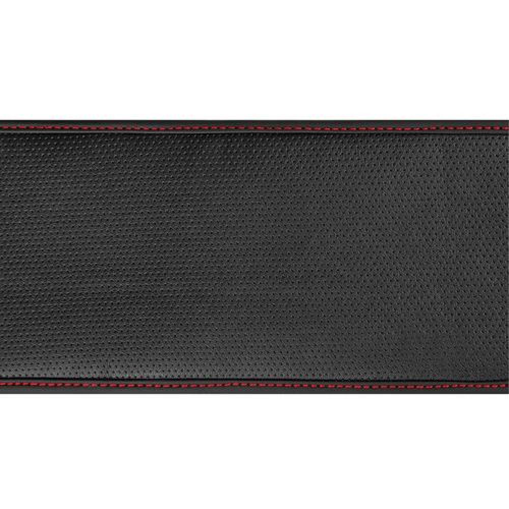 ΚΑΛΥΜΜΑ ΤΙΜΟΝΙΟΥ ΦΟΡΤΗΓΟΥ 49/51cm (XL) SKIN-COVER ΜΑΥΡΟ ΜΕ ΚΟΚΚΙΝΗ ΡΑΦΗ ΕΛΑΣΤΙΚΟ 2mm ΠΑΧΟΣ